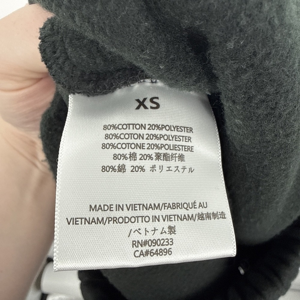 Essentials Fear of God Men's Black Fleece Cotton Logo Drawstring Sweat Shorts XS - Picture 7 of 8